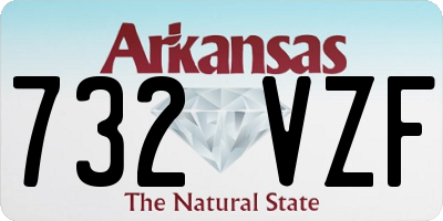 AR license plate 732VZF