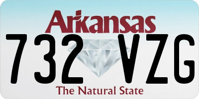 AR license plate 732VZG