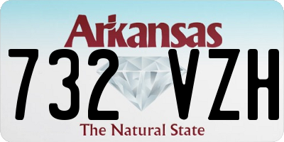 AR license plate 732VZH