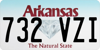 AR license plate 732VZI