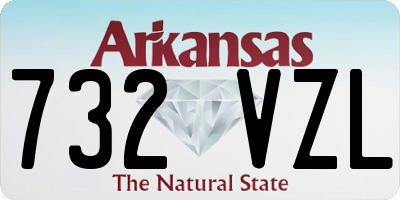 AR license plate 732VZL