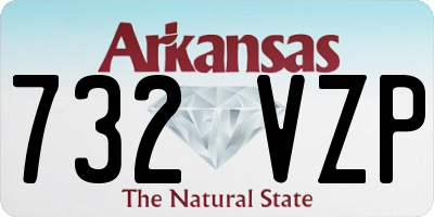 AR license plate 732VZP