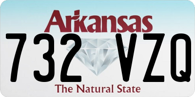 AR license plate 732VZQ