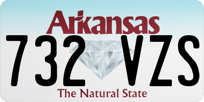 AR license plate 732VZS
