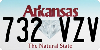 AR license plate 732VZV
