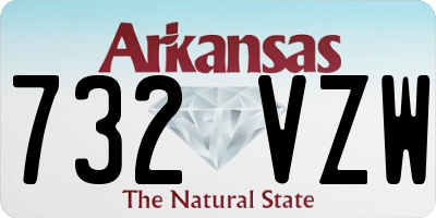 AR license plate 732VZW
