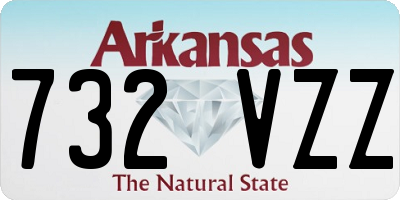 AR license plate 732VZZ