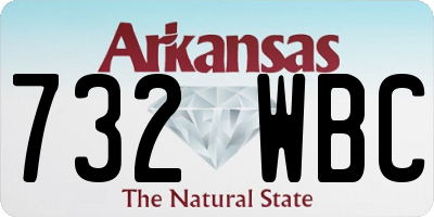 AR license plate 732WBC