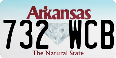 AR license plate 732WCB