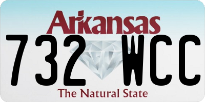 AR license plate 732WCC