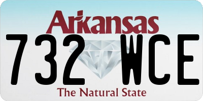 AR license plate 732WCE