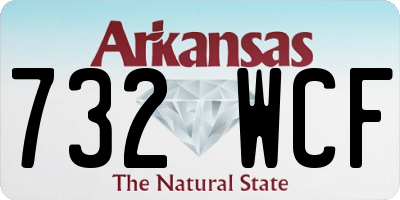 AR license plate 732WCF