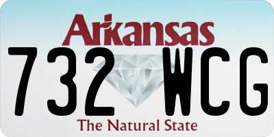 AR license plate 732WCG
