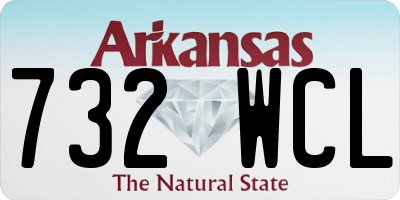 AR license plate 732WCL
