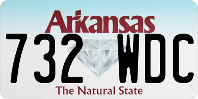 AR license plate 732WDC