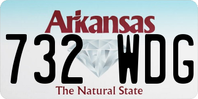 AR license plate 732WDG