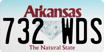 AR license plate 732WDS