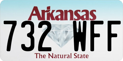 AR license plate 732WFF