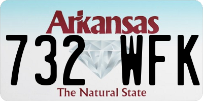 AR license plate 732WFK
