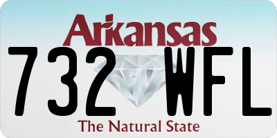 AR license plate 732WFL
