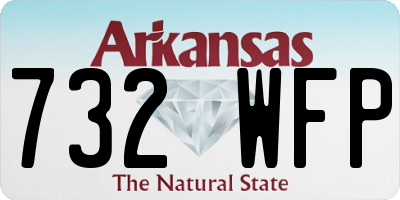 AR license plate 732WFP