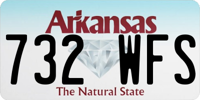 AR license plate 732WFS