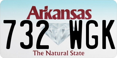 AR license plate 732WGK