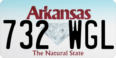 AR license plate 732WGL