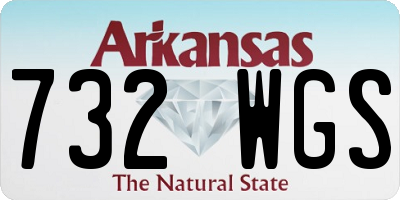 AR license plate 732WGS