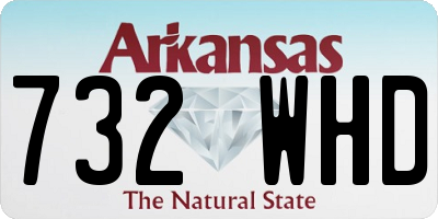 AR license plate 732WHD