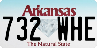 AR license plate 732WHE