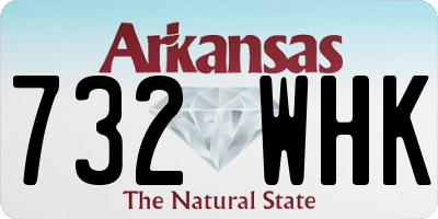 AR license plate 732WHK