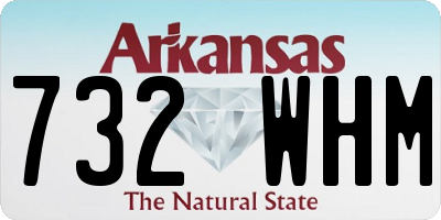 AR license plate 732WHM