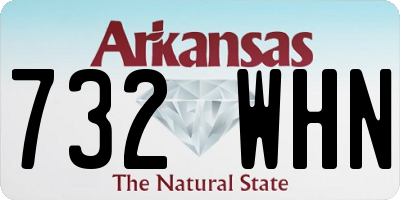 AR license plate 732WHN