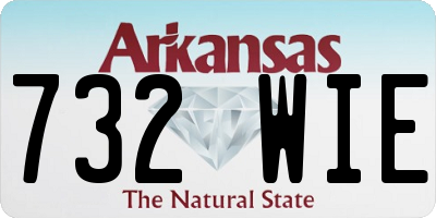 AR license plate 732WIE