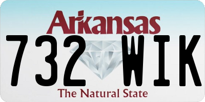 AR license plate 732WIK