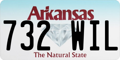 AR license plate 732WIL