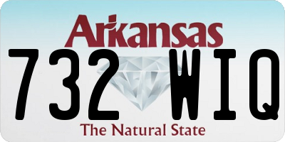 AR license plate 732WIQ