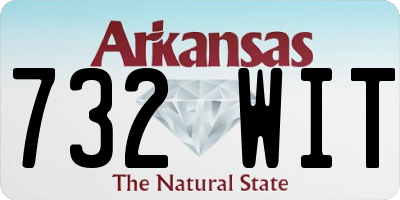 AR license plate 732WIT