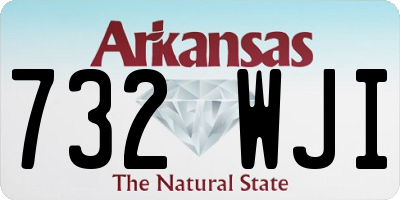 AR license plate 732WJI