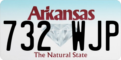AR license plate 732WJP