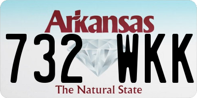 AR license plate 732WKK