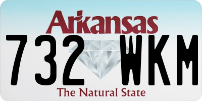 AR license plate 732WKM