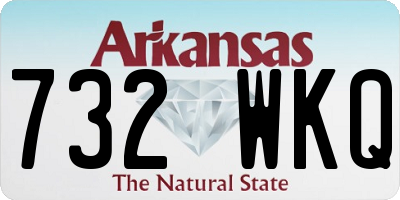 AR license plate 732WKQ