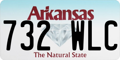 AR license plate 732WLC