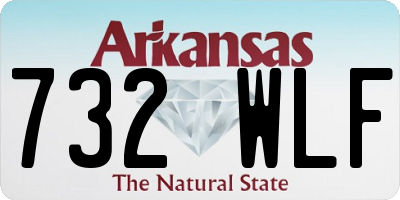 AR license plate 732WLF