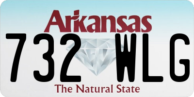 AR license plate 732WLG