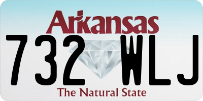 AR license plate 732WLJ