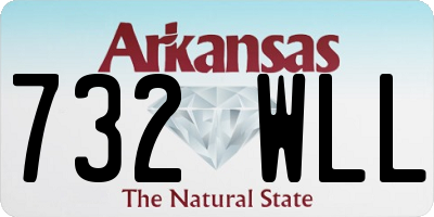 AR license plate 732WLL