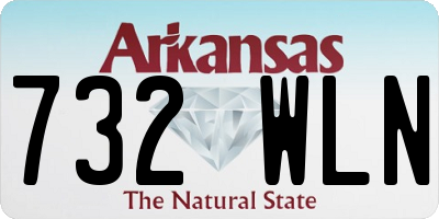 AR license plate 732WLN